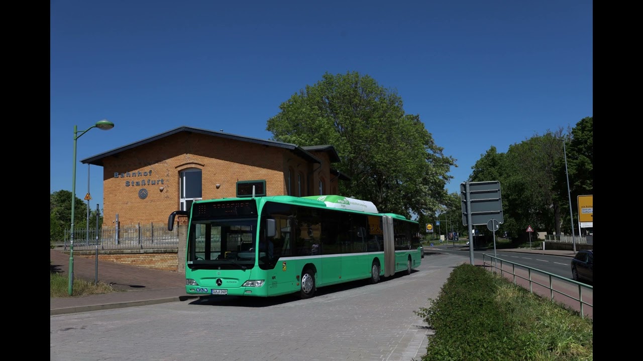 [Sound] Mitfahrt in einem Mercedes-Benz O530 Facelift G CNG der Kreisverkehrsgesellschaft Salzland