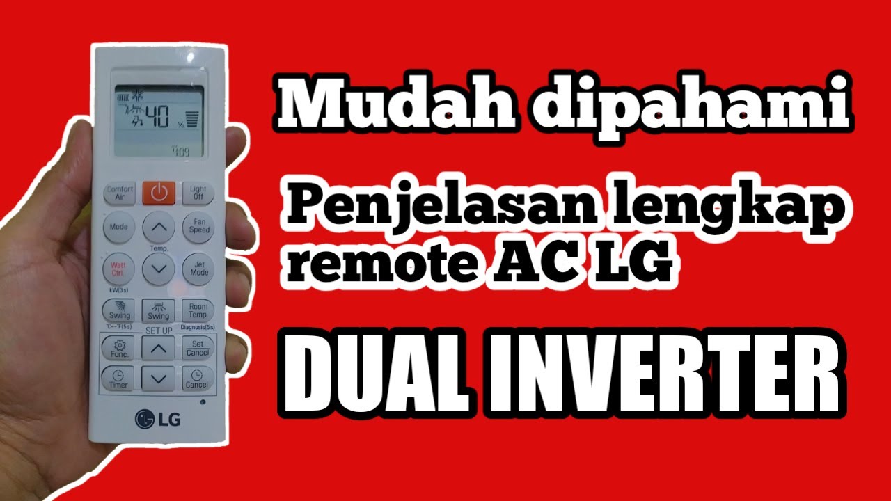 Fungsi semua tombol Ac LG DUAL INVERTER/SMART INVERTER@QZ Tutorial