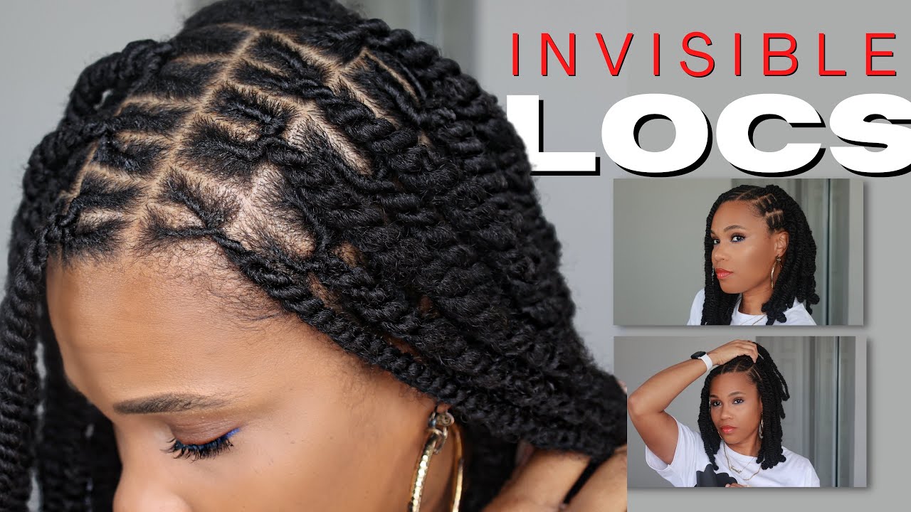 HOW TO: INVISIBLE LOCS. NO CROCHET METHOD. PERFECT FOR FINE HAIR