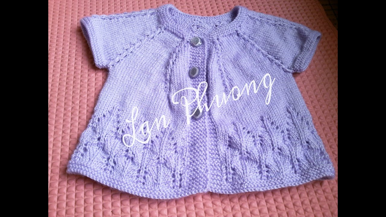 [Knitting] Part 1- Hướng dẫn đan áo cho bé kiểu 1 - Knitting sweater for baby