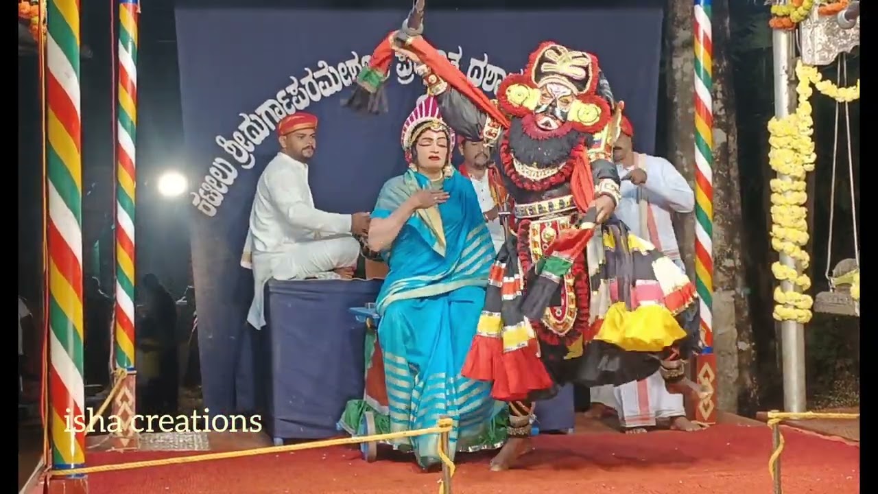  ಹರೀನಾರಾಯಣ ಭಟ್.ಎಡನೀರು ಅವರ ಮಹಿಷಾಸುರ ನೋಡಲೇಬೇಕು.ಕಟೀಲು ಮೇಳ, ಶ್ರೀ ದೇವಿ ಮಹಾತ್ಮ್ಯೇ ಯಕ್ಷಗಾನ #kateelumela,