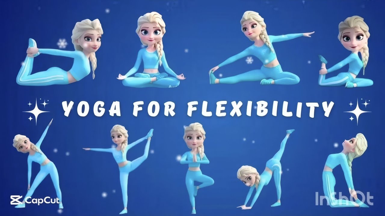 Yoga For Flexibility | Sunny Yoga | Yoga for Kids #yoga #babyyoga #frozen