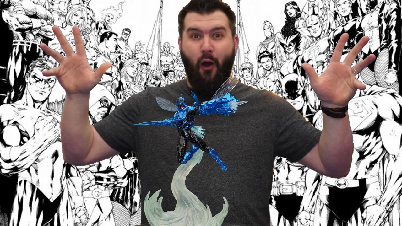 Une Magnifique Pièce !!! Blue Beetle 1/10 Iron Studios défie les lois de la gravité !