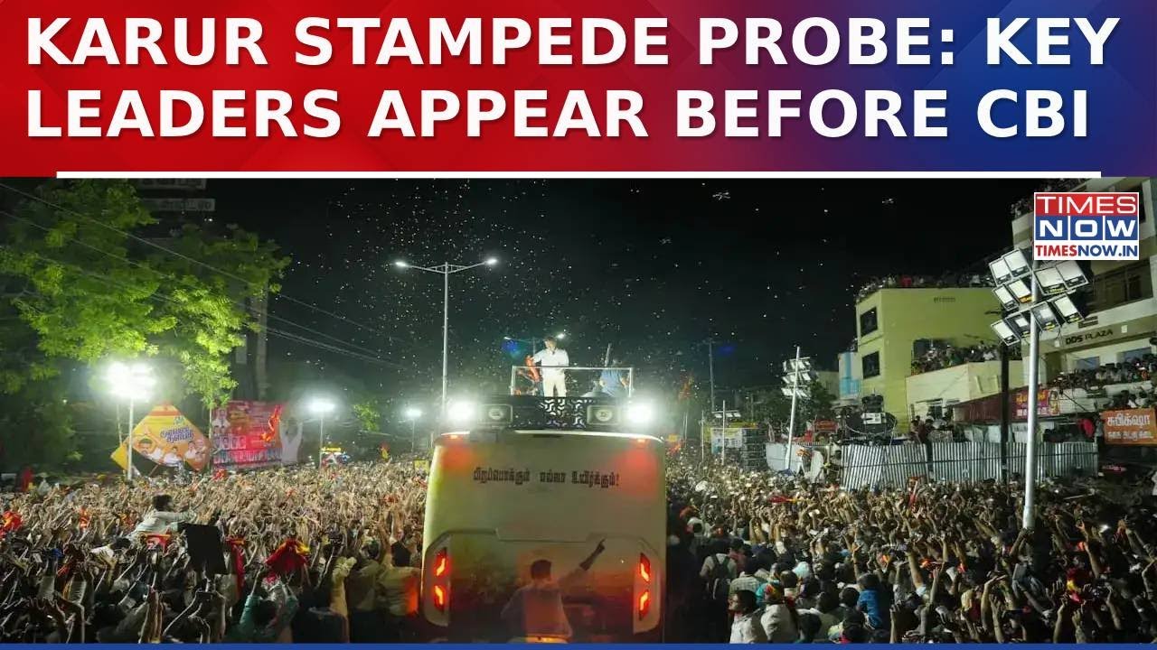 Karur Stampede Probe Update: Top TVK Leaders Appear Before CBI For Questioning | Watch