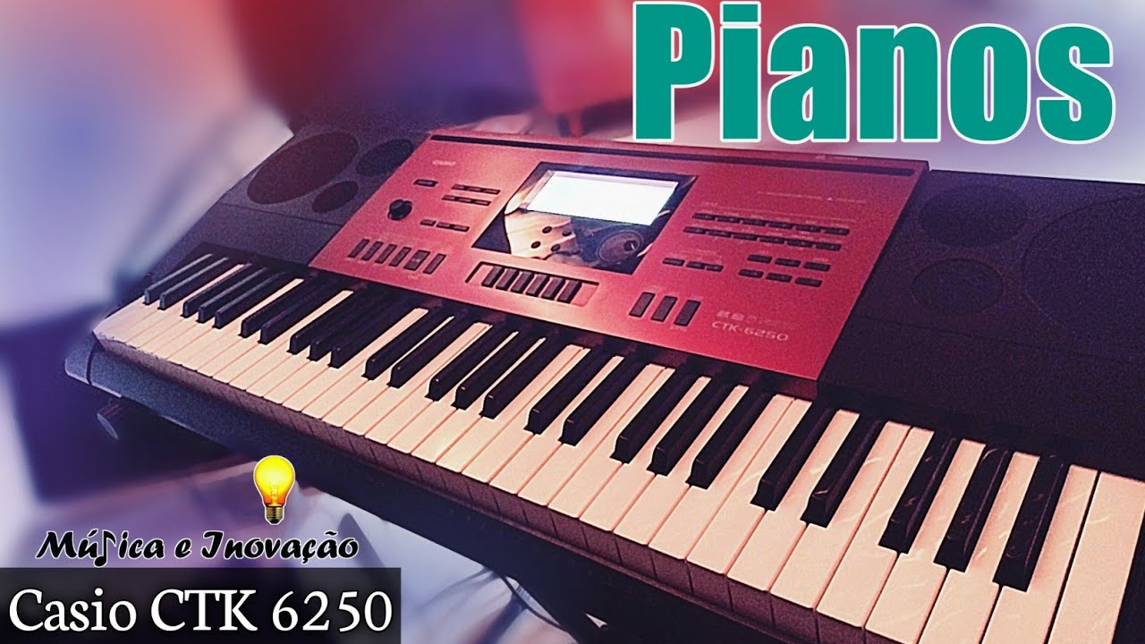 CASIO CTK 6250 - PIANOS | M&Uacute;SICA E INOVA&Ccedil;&Atilde;O