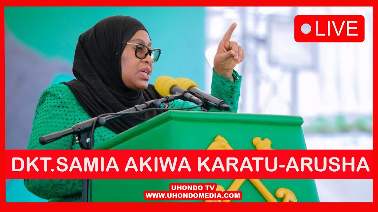 LIVE:MGOMBEA URAIS KUPITIA CCM, DKT. SAMIA SULUHU HASSAN AKIWA KATIKA KAMPENI - KARATU