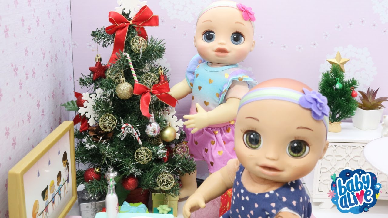 BABY ALIVE HANNA BAGUN&Ccedil;ANDO A &Aacute;RVORE DE NATAL