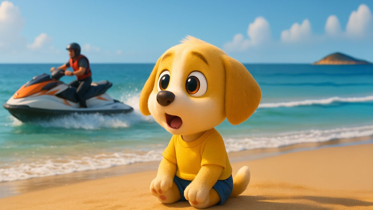 Ginger – Baby Puppy 🌊 The Dream to Sail the Sea and Drive a Boat 🚤🐶 #ginger #puppy