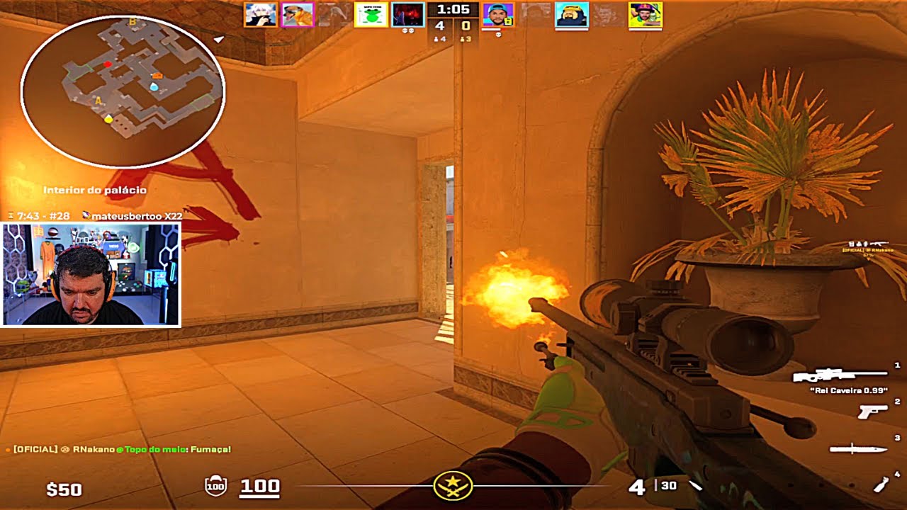 GAULES, LIMINHA, BT0, NAK E STEELEGA JOGANDO CS:2 (16/01/24) #647