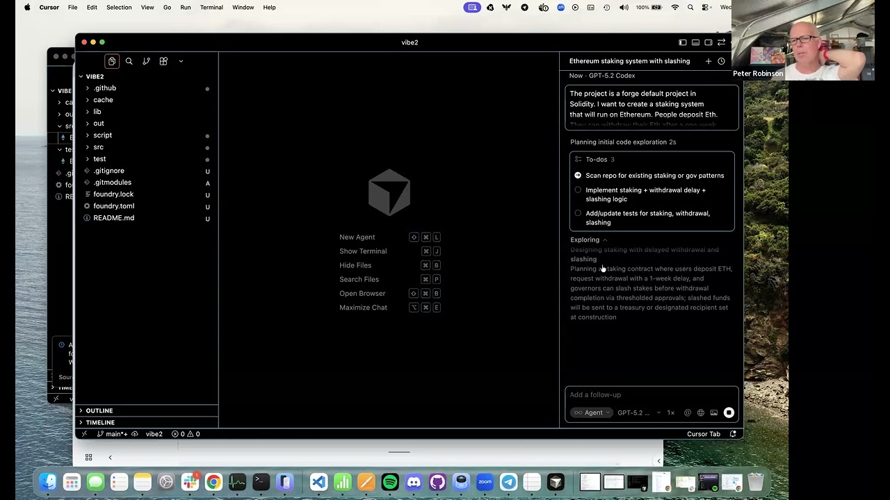 Vibe Coding a Staking Contract in Solidity