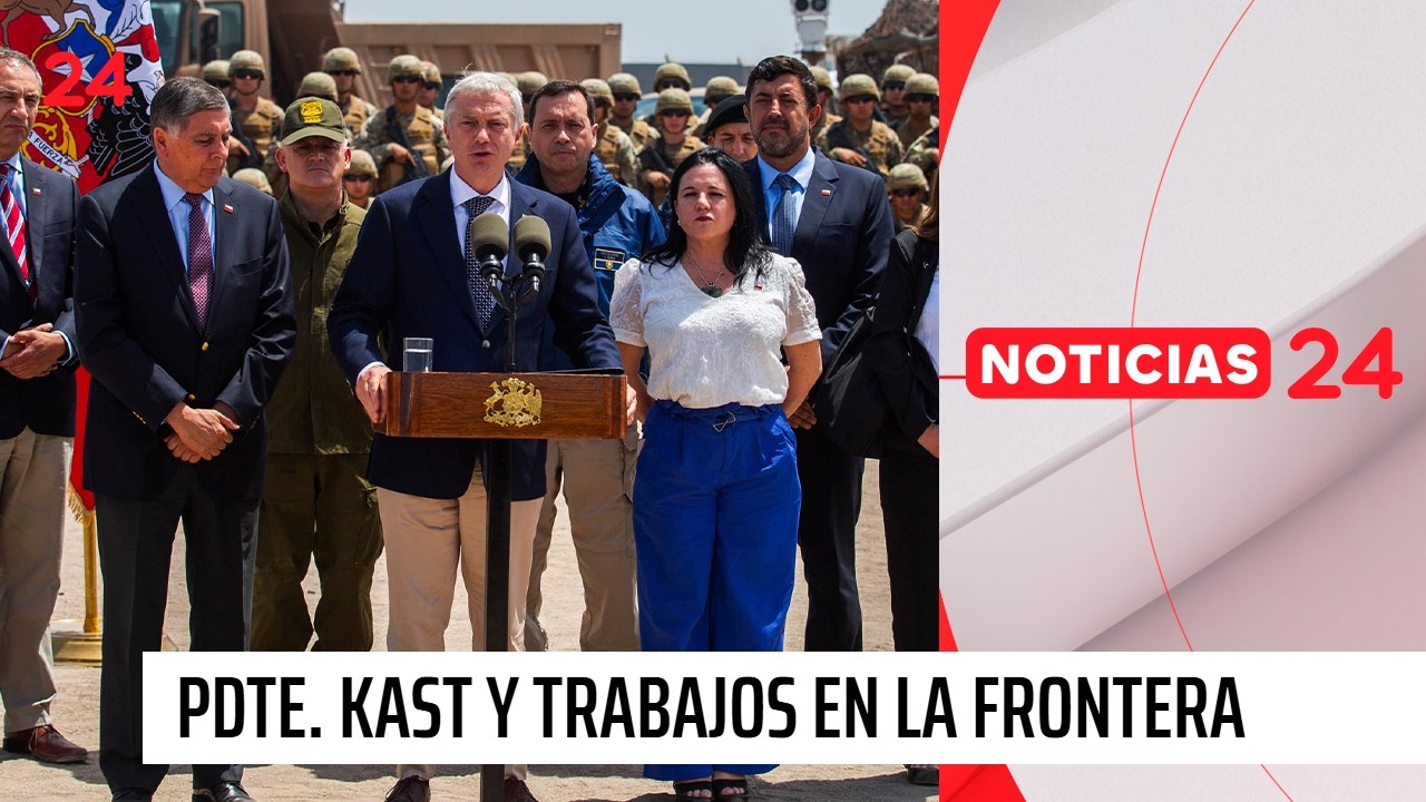 Presidente Kast en la frontera: 