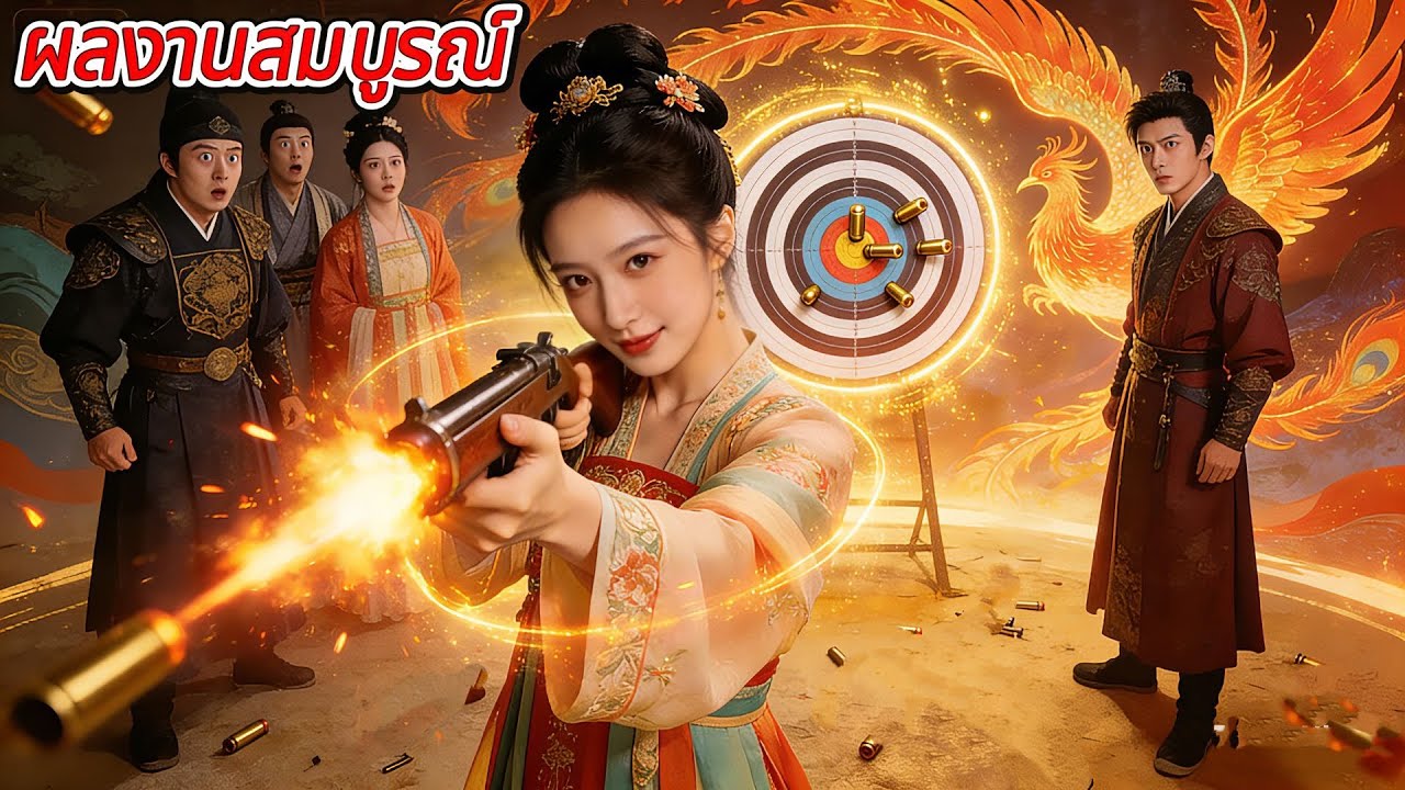 สาวงามข้ามเวลา！กลายเป็นภรรยาขององค์ชาย！แสดงปืนยิงน่าทึ่งคว้าหัวใจสามี#240617bgB2