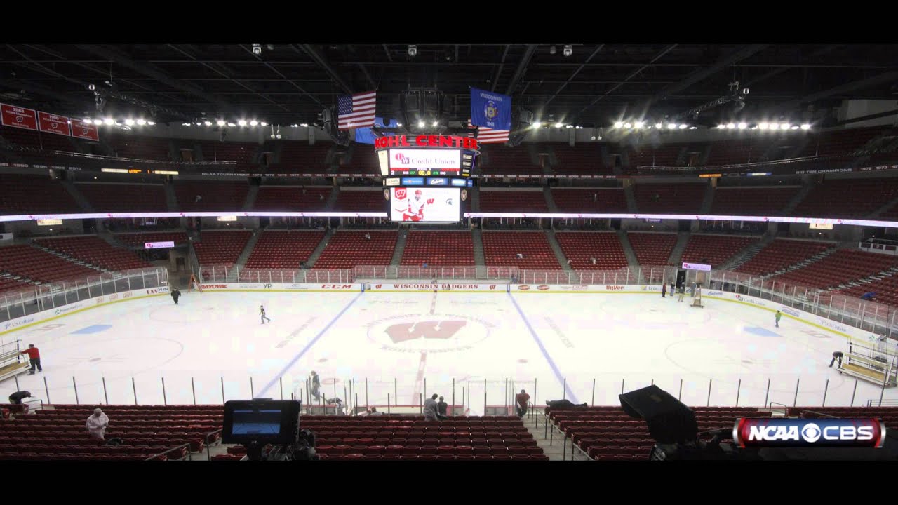 Kohl Center Converts from Hockey to Hoops