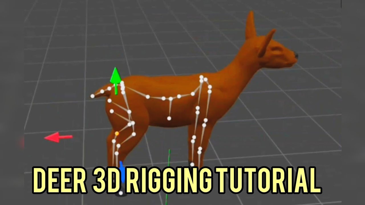Deer rigging tutorial on mobile (prisma3d)