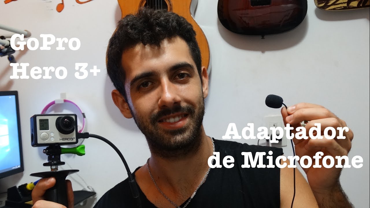 Adaptador de Microfone para GoPro Hero 3, 3+ e 4 - Faça você mesmo!!