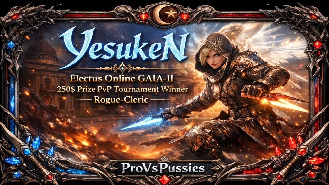 Electus Online GAIA-II  250$ Prize PvP Tournament Winner  Rogue-Cleric