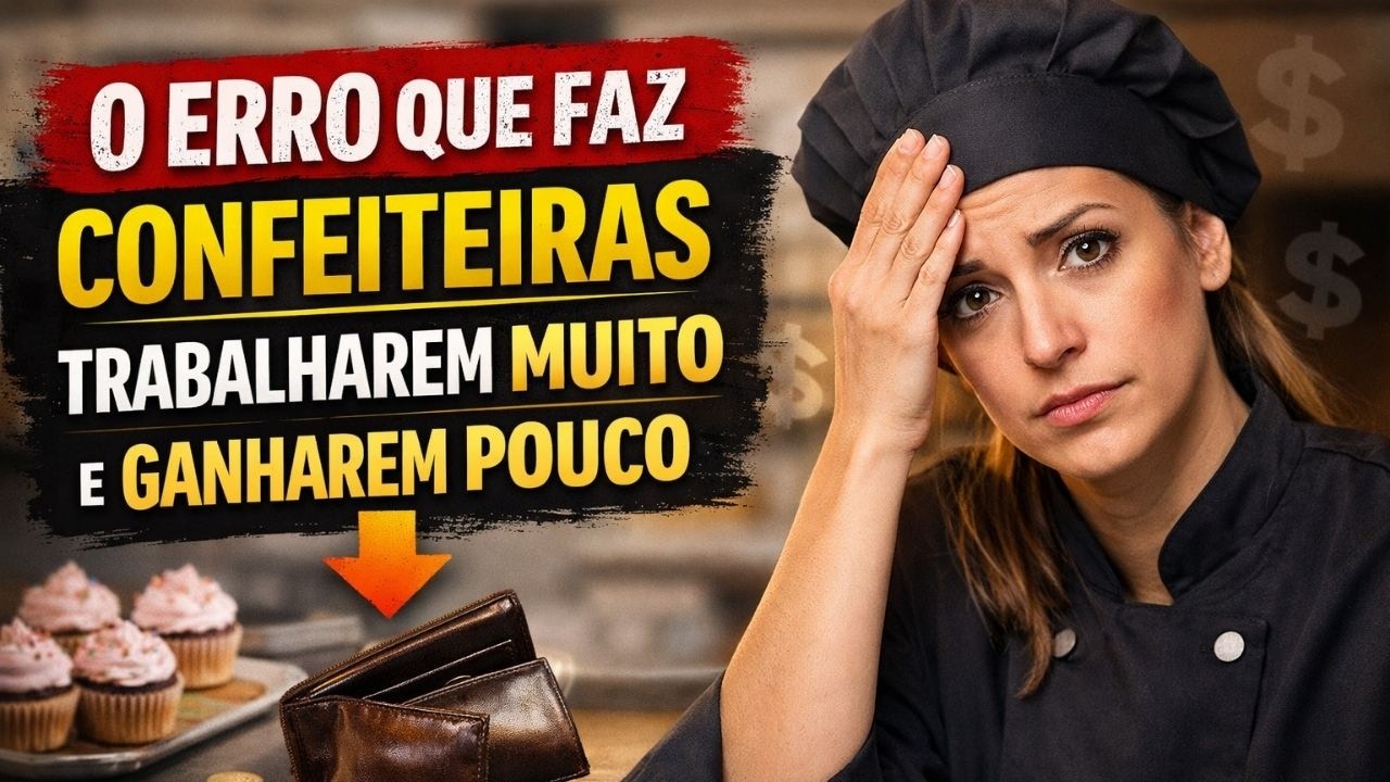 O ERRO QUE FAZ CONFEITEIRAS TRABALHAREM MUITO E GANHAREM POUCO