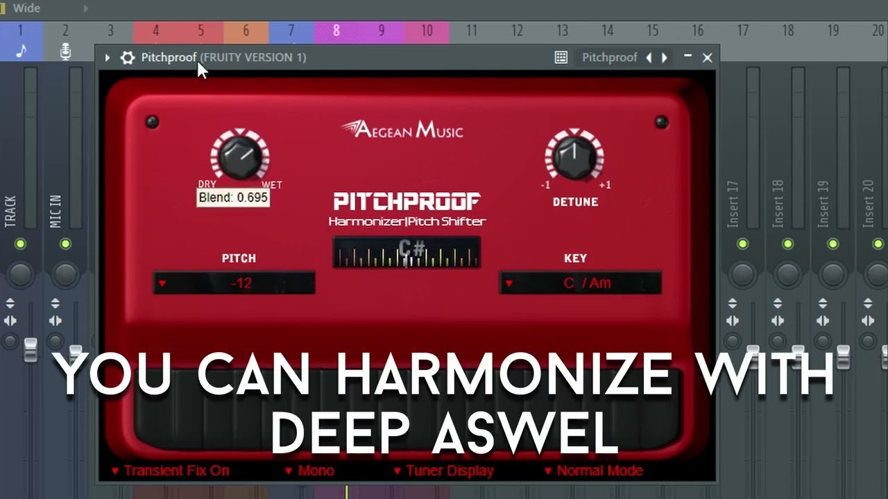 how to use PITCHPROOF to harmonize vocals