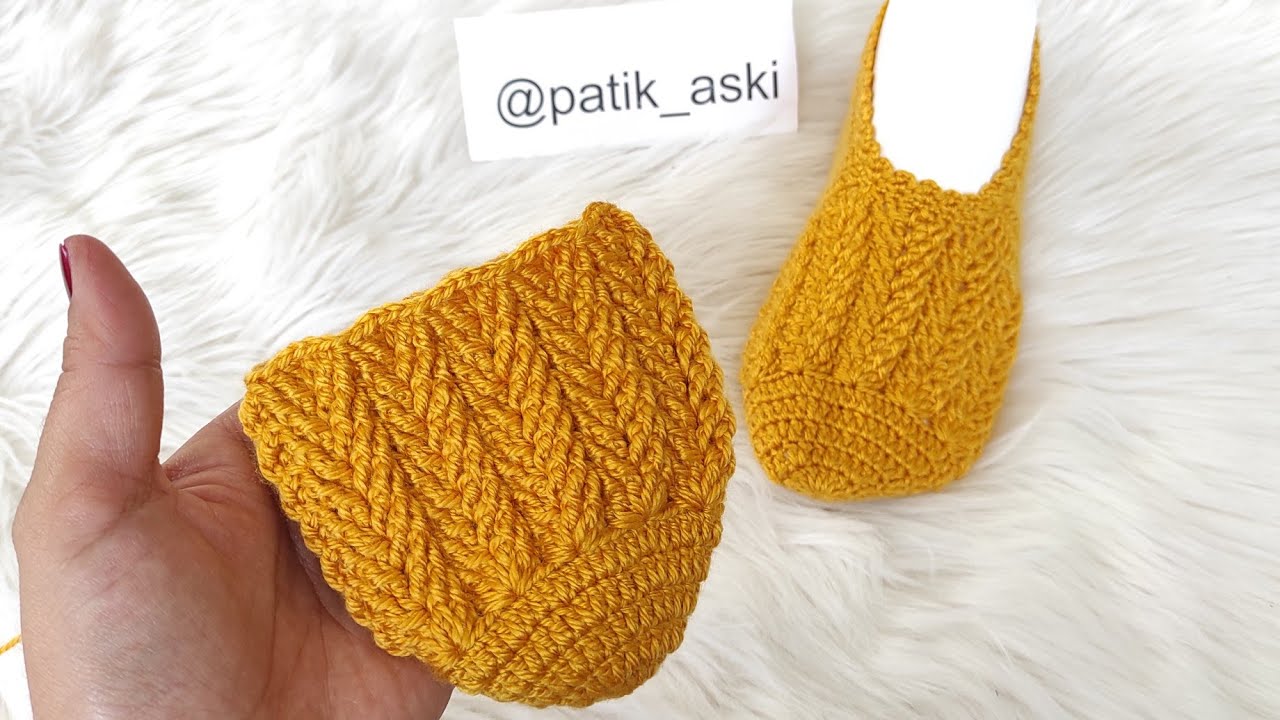 Buğday Başağı Patik Modeli🌾🌾🌾 #örgümodelleri #örgüpatik #patikyapımı #patik #crochet #patikmodelleri