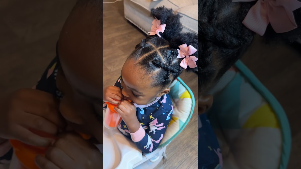 Hairstyles for Little Girls | Quick & Easy Kids Hair Tutorial #toddlershairstyles #naturalhair