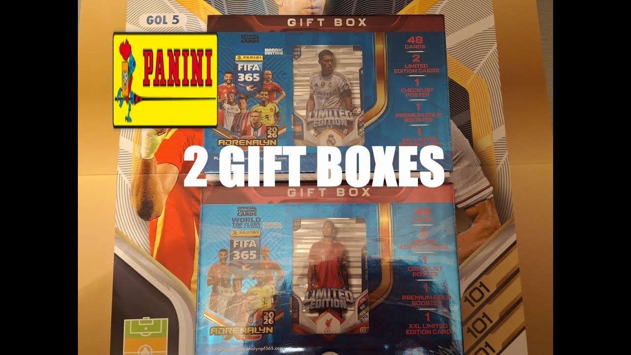 ***2 подарочных набора в скандинавском стиле*** PANINI ADRENALYN XL FIFA 365