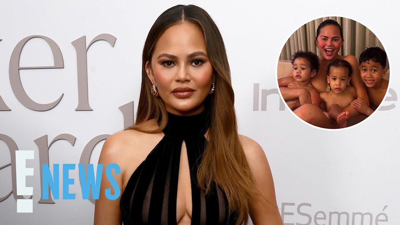 Chrissy Teigen DEFENDS Taking a &ldquo;Coconut Milk Bath&rdquo; With 3 of Her Kids | E! News
