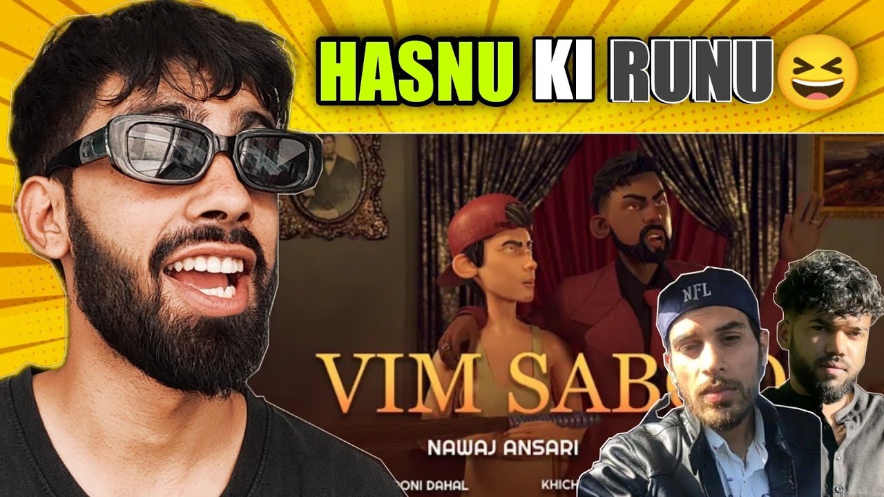 Both Are Crazy 🤣 | Nawaj Ansari - Vim Saboon ft Jhapali$H (Official Music Video) (Reaction)