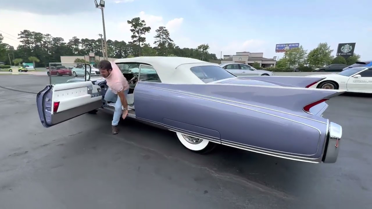 1960 Cadillac Eldorado Top and Equipment Operational Video! And we locked the keys in it running!
