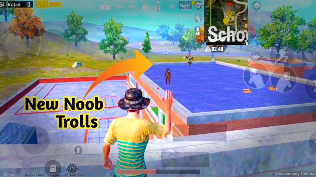 New funny Pubg trolling noob trolls 😆 Pubg mobile exe