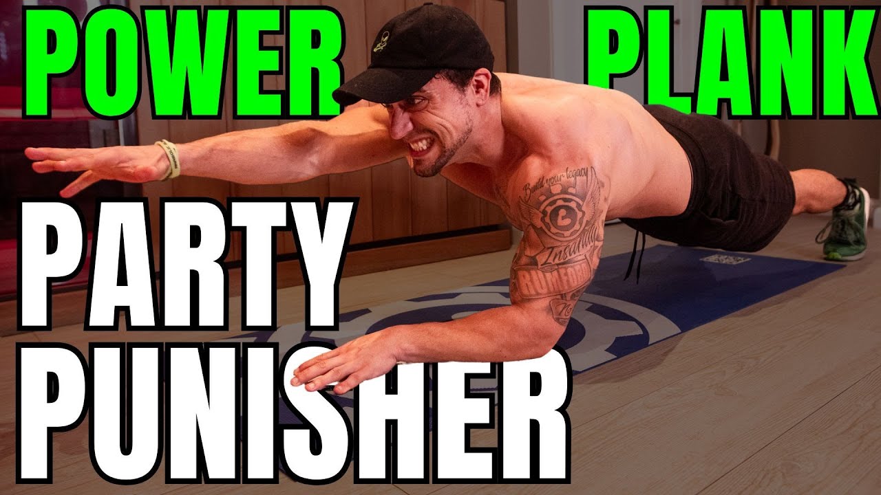 Power Plank Party Punisher! - 9 Minute Core Workout At Home