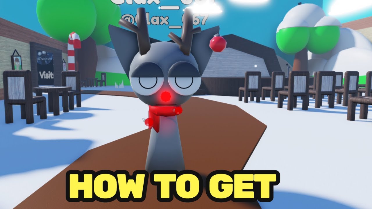 How To Collect 25 Ornaments And Get Reindeer Gray In 3D Sprunki RP And Animations [CHRISTMAS ]