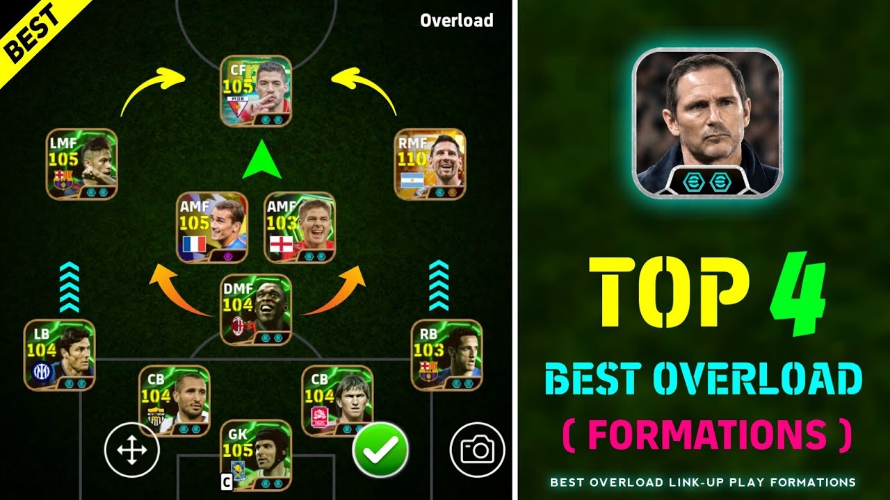 Топ-4 лучшие атакующие схемы в eFootball 2027 🤩💥 Лучшая схема Фрэнка Лэмпарда для комбинационной ...