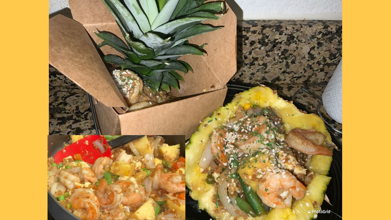 Take out special delivery:Shrimp Pineapple bowl