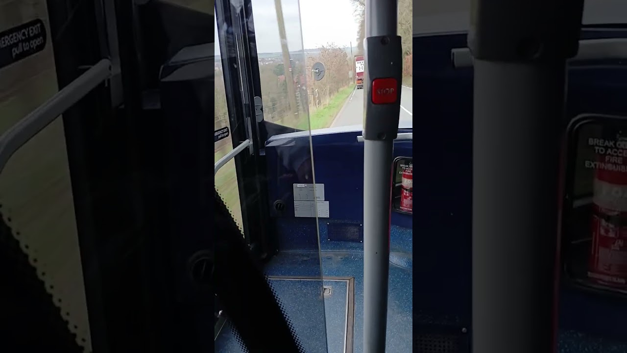 X5 bus from pewsey wharf to marlborough high street 1585 bus Alexander dennis enviro 400