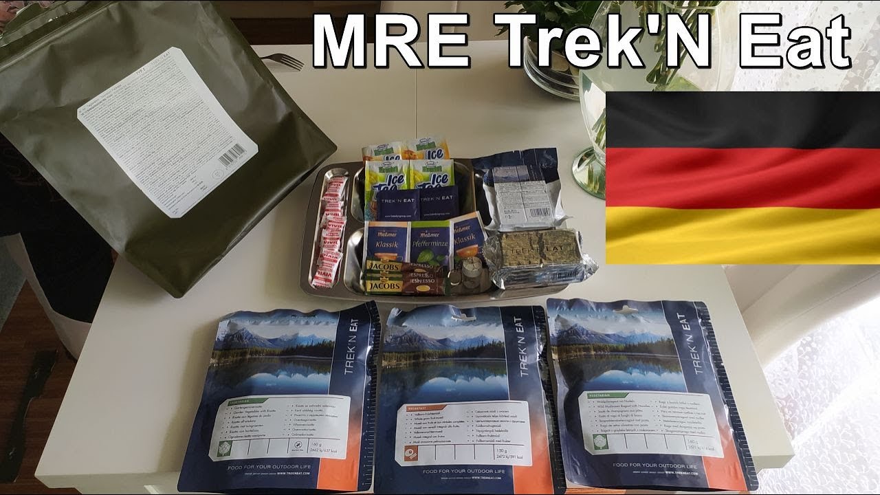 Wojskowa racja żywnościowa Trek'n Eat całodzienna || German MRE