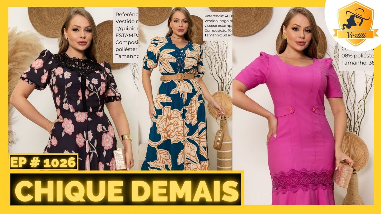 QUAL VESTIDO MAIS ELEGANTE? MODA CRIST&Atilde; KAULY #1027