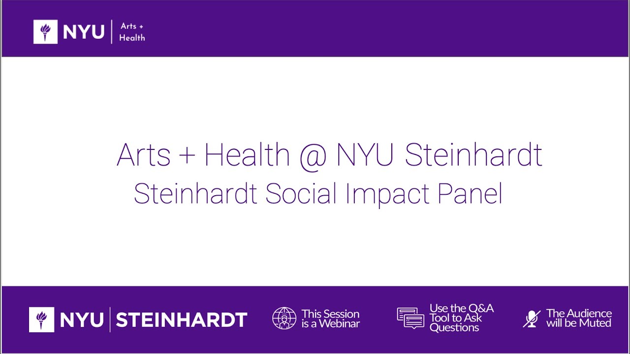 Arts + Health @ NYU Steinhardt