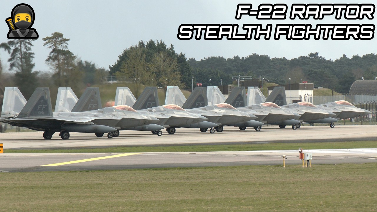 F-22 stealth jet fighters leave UK after standing by for Operation Epic Fury