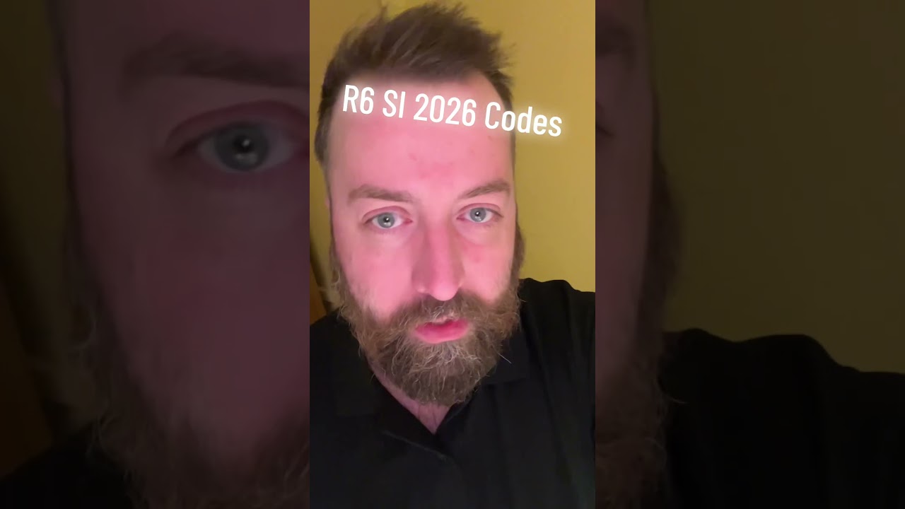 Ещё больше кодов R6 SI 2026 🔥. #r6 #rainbow6siege #shorts