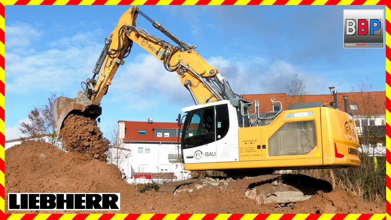 Liebherr R 928 VA  - 'AltstadtQuartier' Winnenden, 2025. Teil 9