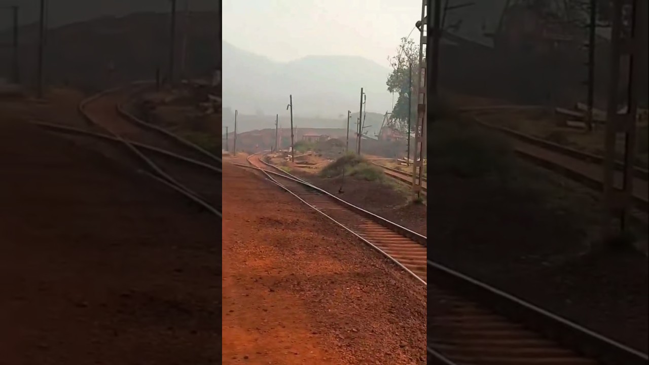 Iron ore loading point | #indianrailway #minivlog #trainmanager #odisha