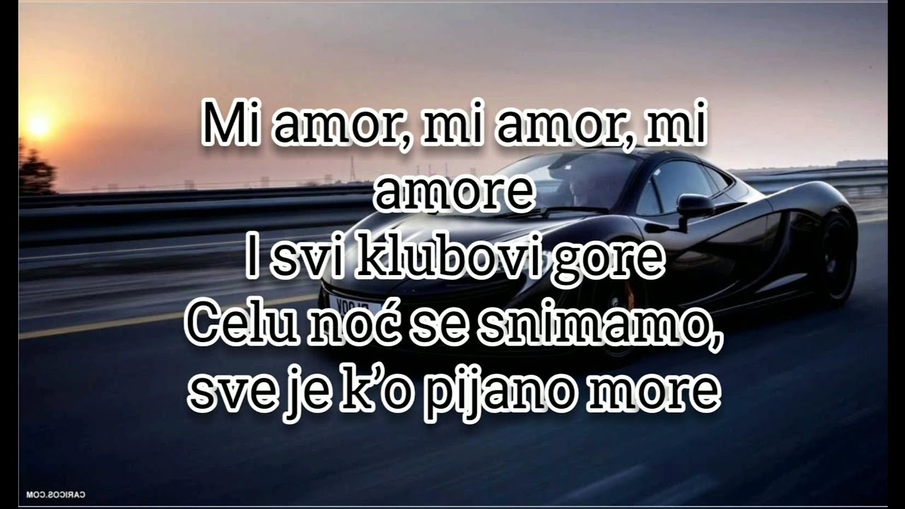DJ SHONE FEAT. 2BONA X VLADA MATOVIC - PALI MOTORE (LYRICS/TEKST)