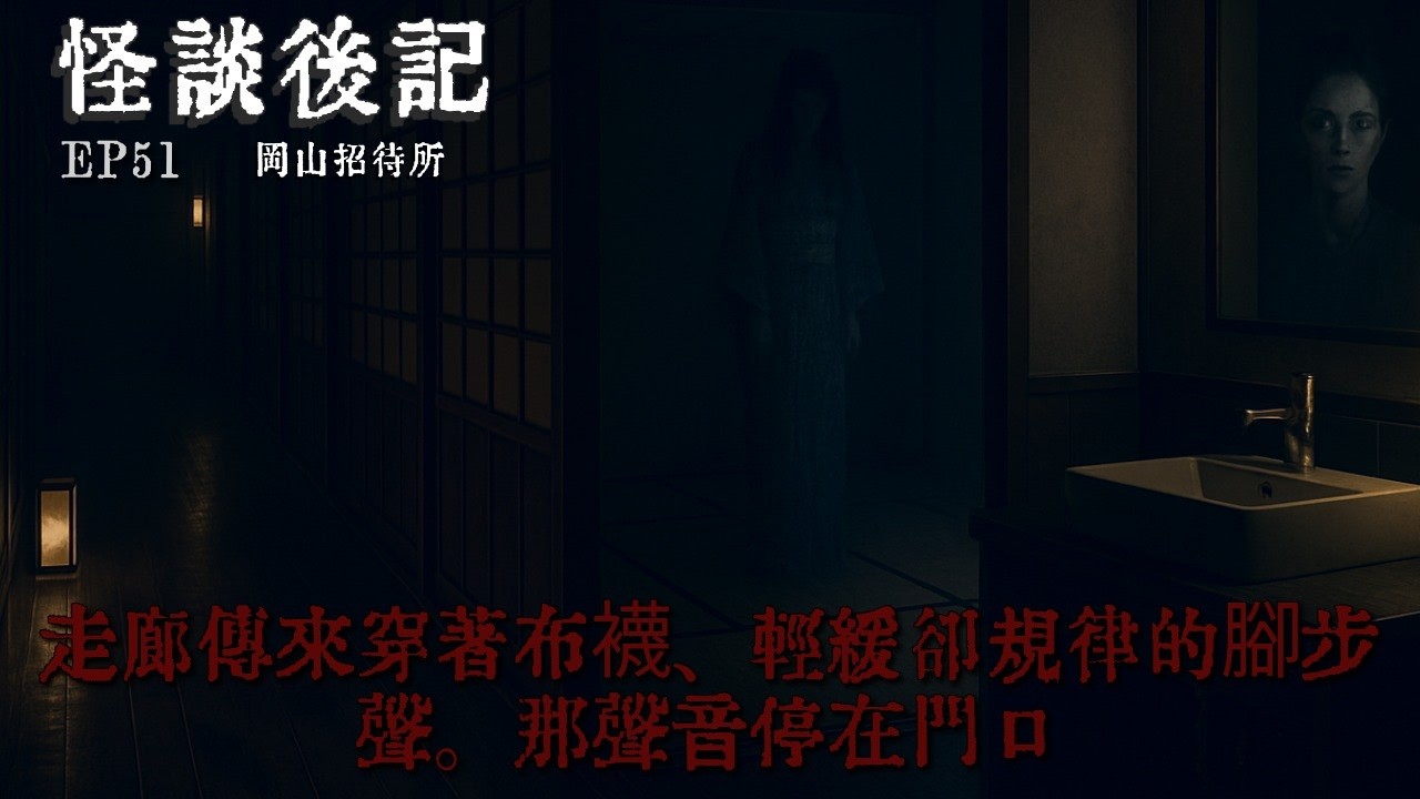 怪談後記 EP51｜岡山松風莊——深夜門外的試探聲，蓋在亂葬崗上的優雅招待所【日本怪談｜空間靈異｜無驚嚇聲｜安心聆聽】