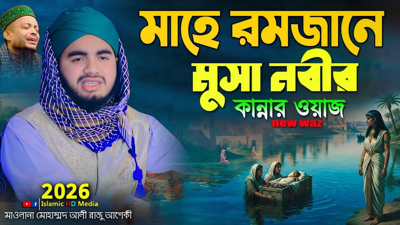 এই রমজানে শিশু মুসা নবীর কান্নার ওয়াজ । মোহাম্মদ আলী রাজু আশেকী । Ali Raju Asheki waz