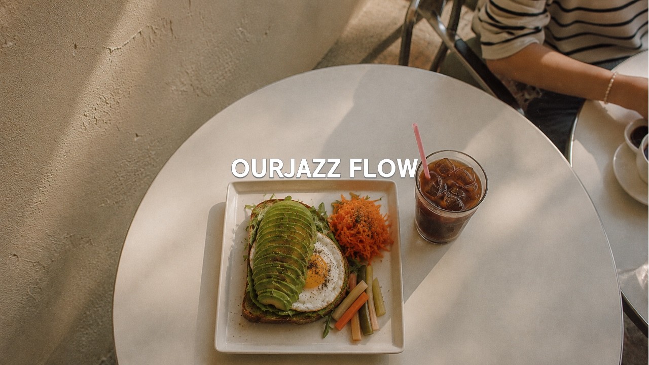Caf&eacute; Jazz for a Lazy Afternoon Brunch | Avocado Toast & Iced Coffee ☕🥑