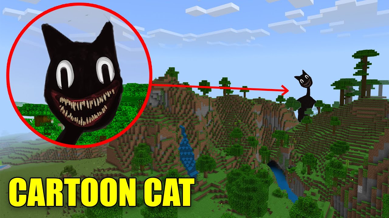 GİZEMLİ ORMANDA Cartoon Cat'i Buldum! - Minecraft