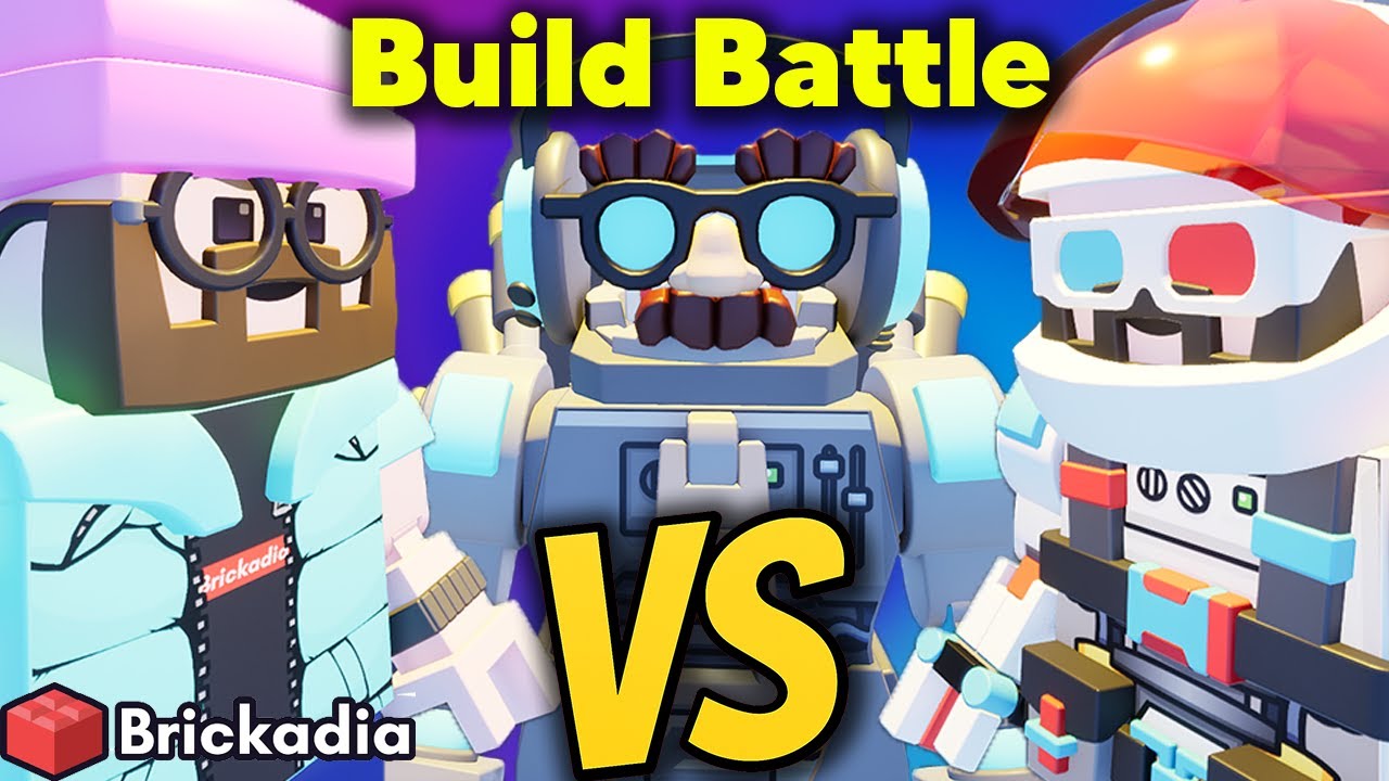 30 Minute Monster/creature Build Battle! | Brickadia (feat. SaturnSol14 and FrozenZenBerry)
