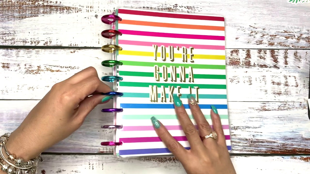 *New*  Happy Planner Rainbow Metal Discs