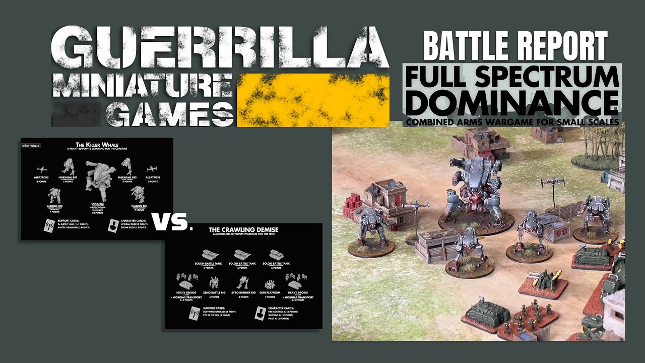 FULL SPECTRUM DOMINANCE Battle Report - The Tech vs. Corsairs - Part 2