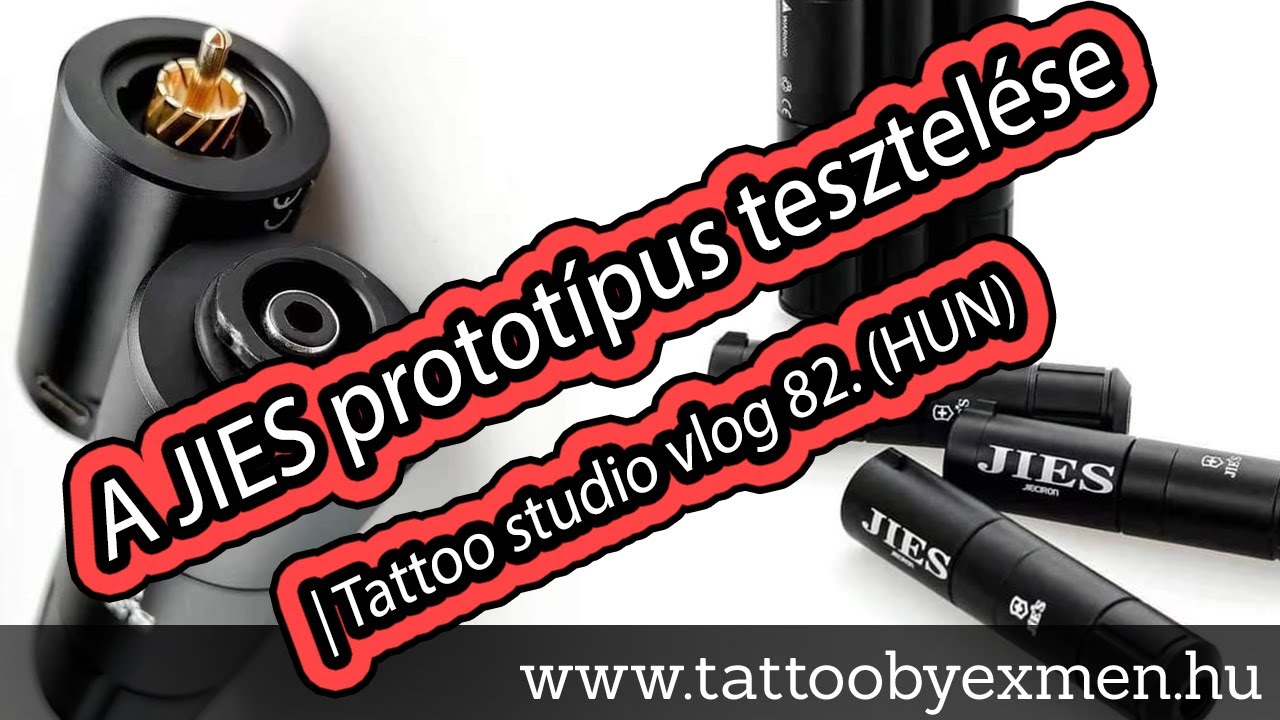 A JIES prototípus tesztelése  | Tattoo studio vlog 82. (HUN)